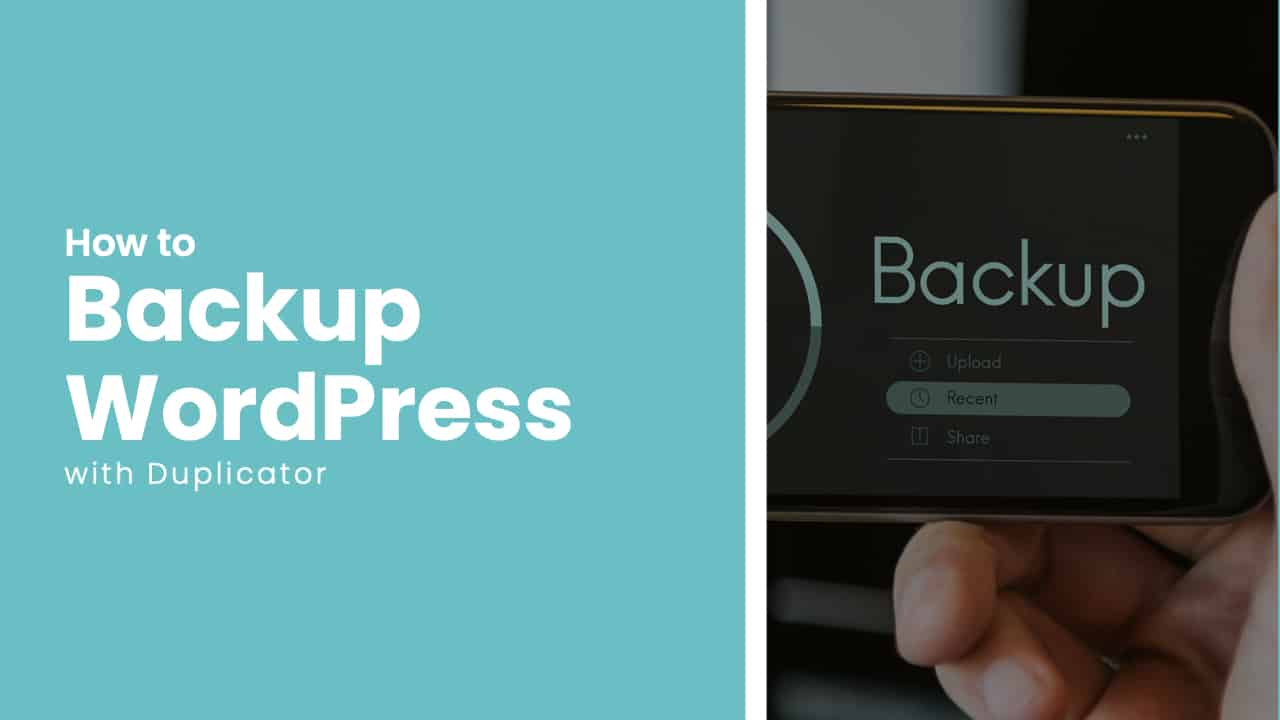 How to backup WordPress with Duplicator guide