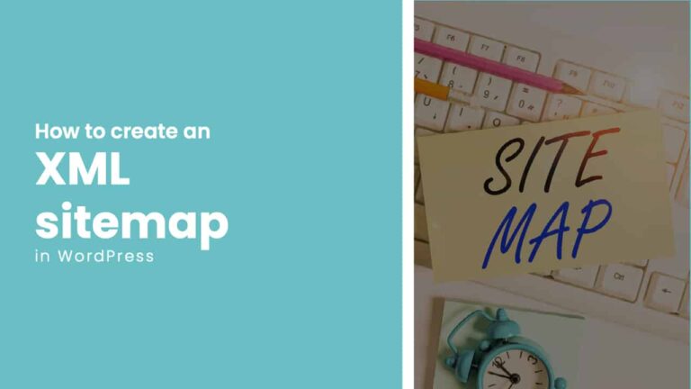 How to create an XML sitemap in WordPress graphic